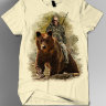 Детская футболка Путин на медведе