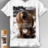 Футболка с медведем Russia