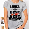 Женская футболка Best of The Best Лариса