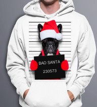 Толстовки Hoodie Dog Bad Santa