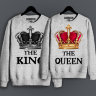 Парные толстовки (Свитшоты) KING & Queen (комплект 2 шт.)