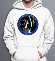 Толстовка с капюшоном Hoodie лётный экипаж NASA