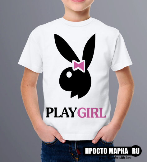 Детская футболка  Play Girl