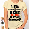 Женская футболка Best of The Best  Алина