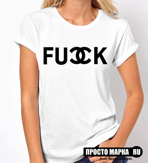 Женская футболка FUCK