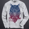 Толстовка Свитшот с Совой Purple Owl