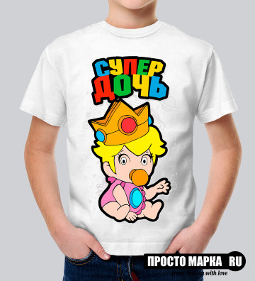 Детская футболка Супер дочь