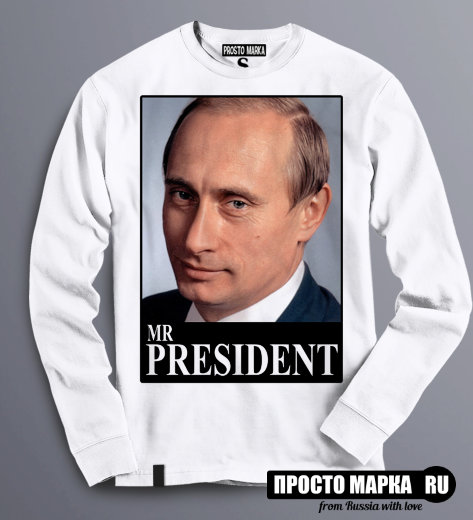 Толстовка Свитшот Путин mr president