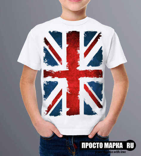 Детская футболка с Британским Флагом