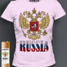 Женская футболка Герб России