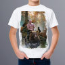 Детская футболка Путин на медведе (Шишкин лес)