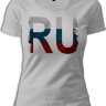 Женская футболка Знак RU