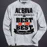 Женская Толстовка (Свитшот) Best of The Best Альбина