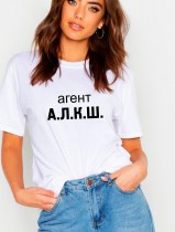 Футболка женская агент А.Л.К.Ш