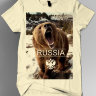 Детская футболка с медведем Russia