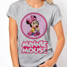 Женская Футболка Minnie Mouse/Light pink