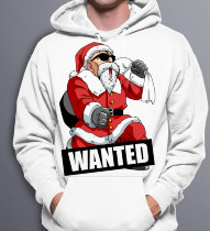 Новогодняя Толстовка Дед Мороз Wanted