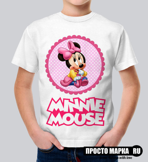 Детская футболка Minnie Mouse/Light Pink