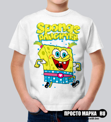 Детская футболка  Sponge Daughter