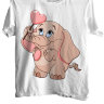 Детская футболка Розовый слоник