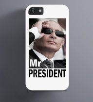 Чехол на iPhone Mr President в Очках