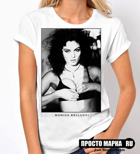 Женская футболка Моника Белуччи