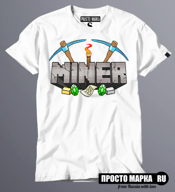 Футболка Minecraft MINER
