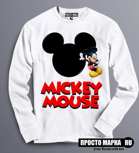 Толстовка Свитшот Mickey Mouse-Face