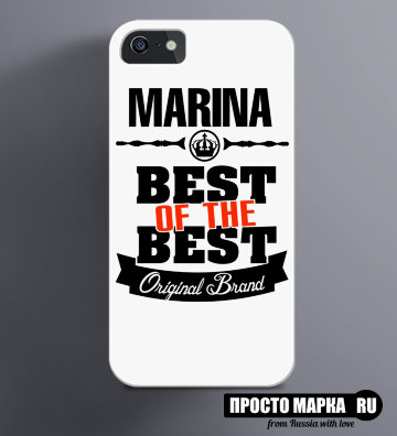Чехол на iPhone Best of The Best Марина
