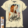 Новогодняя футболка Собака с коктейлем