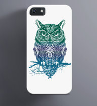 Чехол на iPhone с Совой Owl Green