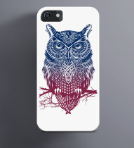 Чехол на iPhone с Совой Purple Owl