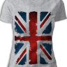 Женская футболка с  Британским флагом