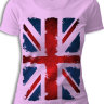 Женская футболка с  Британским флагом