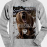 Толстовка Свитшот с медведем Russia