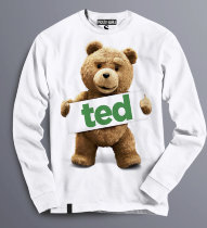 Толстовка Свитшот с медведем Тед