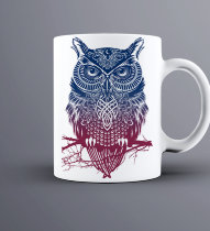 Кружка с Совой Purple Owl