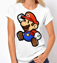 Женская футболка с Марио