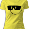Женская футболка Смайл в Очках