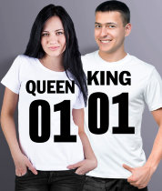 Парные футболки KING & Queen 2 (комплект 2 шт.) 2