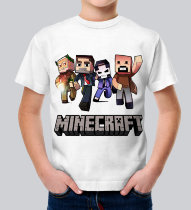 Детская футболка Minecraft 3