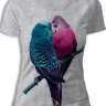 Женская футболка Влюбленные птички