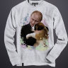 Толстовка Свитшот Путин с собачкой