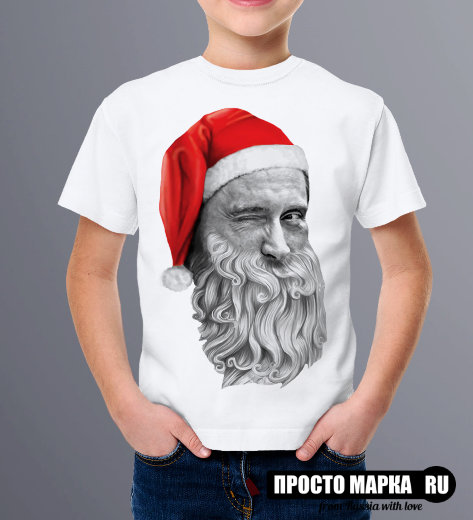 Детская Футболка Putin Santa