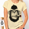 Женская футболка Gorilla Smokes