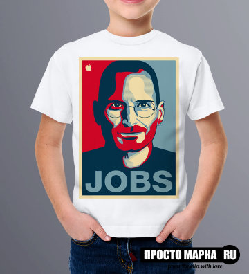 Детская футболка Стив Джобс POP ART
