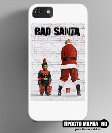 Чехол на iPhone Bad Santa new