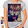 Женская футболка SWAG тигр
