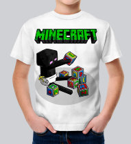 Детская футболка Minecraft Эндермен