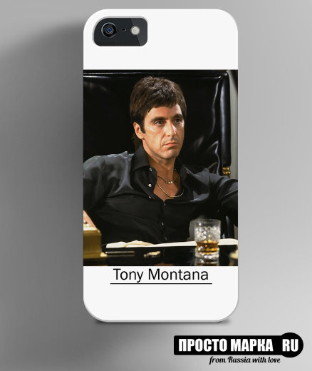 Чехол на iPhone Tony Montana colour photo